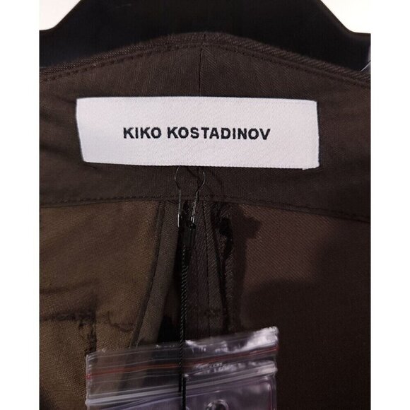 Kiko Kostadinov Valakas Cargo Pants 44 XS Brown Knit Cuff New - Picture 11 of 14